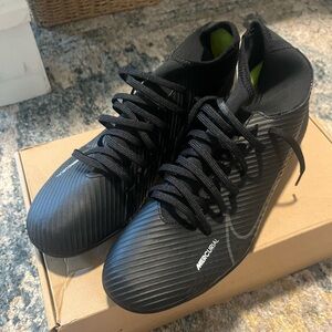Nike Mercurial Black Athletic Shoes